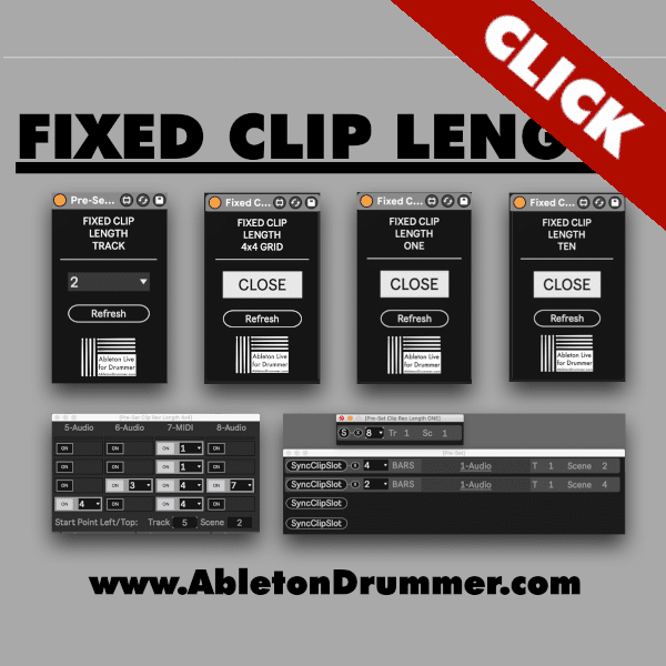 set record length in Ableton Live